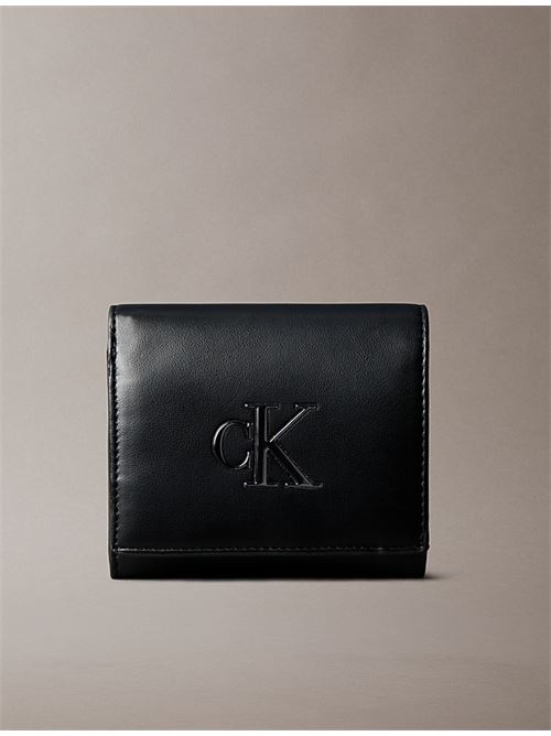 bold ck medium bifold CALVIN KLEIN | LV04F1156GUB1